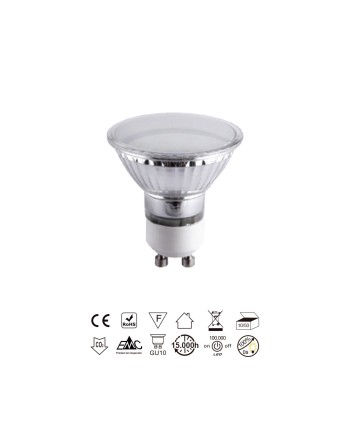 ***OFER/DES***BOMBILLA LED - GU10 DICROICA - 4W -5000K - 300Lm - 110º